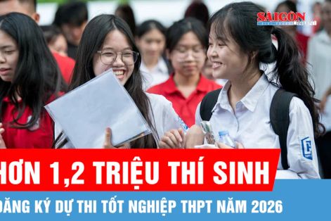Hơn 1,2 triệu thí sinh đăng ký dự thi tốt nghiệp THPT năm 2026