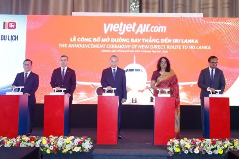 Vietjet khai mở đường bay TPHCM đến Colombo Sri Lanka