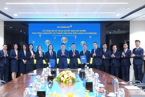 Sacombank bổ nhiệm 2 phó tổng giám đốc