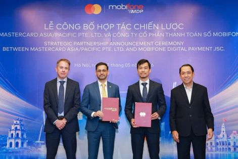 CTCP Thanh toán số MobiFone (MDP) hợp tác Mastercard thúc đẩy nền kinh tế số