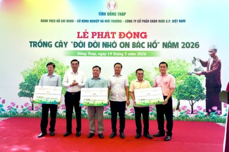 C.P. Việt Nam đồng hành phát triển mảng xanh vì cộng đồng bền vững
