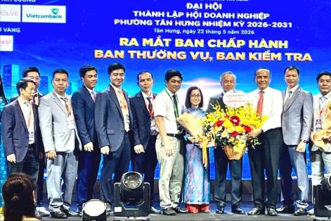 Ra mắt Hội Doanh nghiệp phường Tân Hưng nhiệm kỳ 2026 – 2031