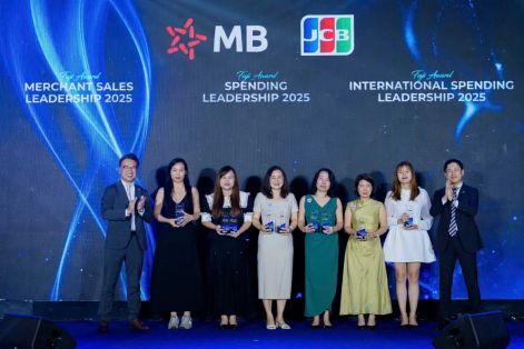 MB nhận 9 giải thưởng từ JCB