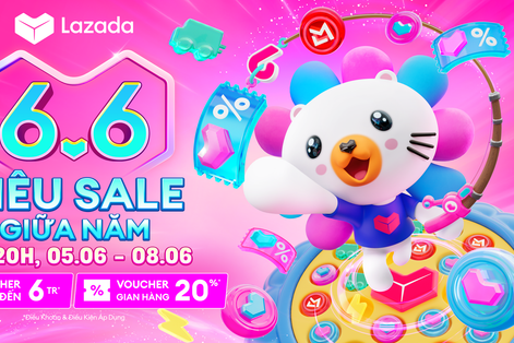 LAZADA khởi động lễ hội mua sắm giữa năm “Siêu sale 6.6”