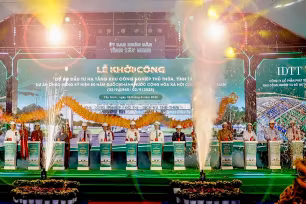 Khởi công dự án khu công nghiệp có vốn đầu tư gần 3.000 tỷ đồng tại Tây Ninh