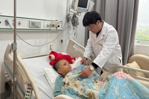Phẫu thuật thành công thai phụ chấn thương sọ não nặng 