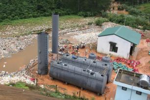 Công bố sự cố môi trường tại Khu liên hiệp xử lý rác thải rắn Ngọc Hồi