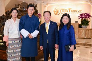 Quốc vương Bhutan và Hoàng hậu tới thăm Tập đoàn T&T Group