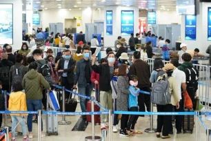 Sân bay Nội Bài đón hơn 25 triệu lượt khách, phục vụ các đợt cao điểm A50, A80
