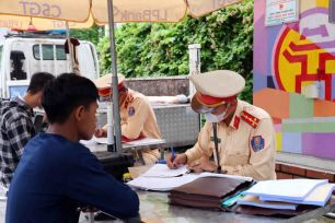 48.000 học sinh vi phạm quy định không đủ điều kiện điều khiển phương tiện