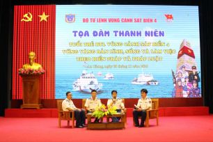 Tuổi trẻ Vùng Cảnh sát biển 4 hưởng ứng Ngày Pháp luật Việt Nam