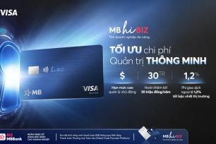 MB giới thiệu thẻ doanh nghiệp MB Visa Hi BIZ thông minh