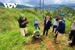 Đoàn chuyên gia đến Lâm Đồng hỗ trợ khảo sát sạt lở