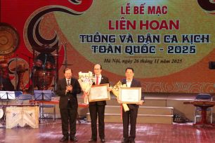 “Lửa cháy Phiên Ngung” đoạt giải cao nhất Liên hoan Tuồng và Dân ca kịch 2025