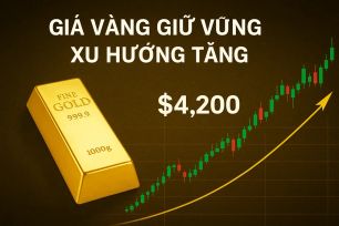 Vàng giữ vững xu hướng tăng trước thềm cuộc họp Fed