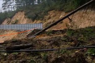 Đèo Mimosa lại sạt lở, cấm phương tiện lưu thông