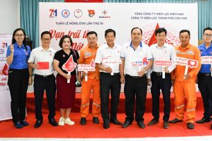 Điện lực TP Cần Thơ hưởng ứng “Tuần lễ hồng EVN” lần thứ XI