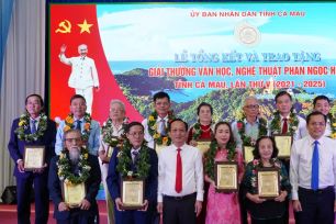 14 tác phẩm đạt giải thưởng văn học, nghệ thuật Phan Ngọc Hiển lần thứ V