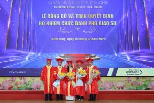 Trường Đại học Trà Vinh có thêm 5 phó giáo sư