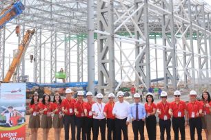 Vietjet cất nóc hangar chuẩn quốc tế, khai trương chuyến bay tới Cảng Hàng không quốc tế Long Thành