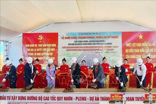 Khởi công cao tốc Quy Nhơn - Pleiku, mở trục kết nối chiến lược Đông - Tây