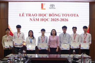 Toyota trao tặng 123 suất học bổng cho sinh viên