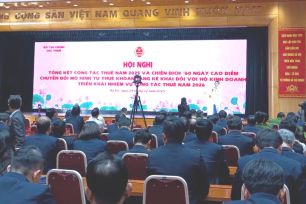 Thu ngân sách do cơ quan thuế quản lý đạt gần 2,24 triệu tỷ đồng, vượt 30% dự toán