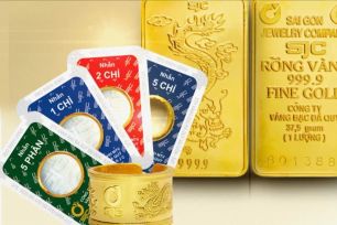 Giá vàng nhẫn 9999 và vàng miếng SJC đều tăng