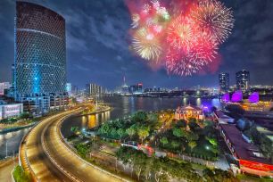 TPHCM cấm một số tuyến đường tối 31-12 để phục vụ bắn pháo hoa