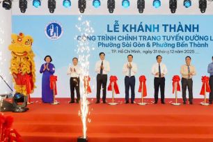 TPHCM khánh thành dự án chỉnh trang tuyến đường Lê Lợi