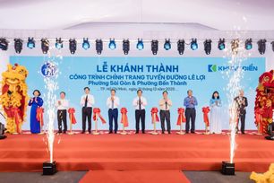 TP.HCM khánh thành công trình chỉnh trang đường Lê Lợi