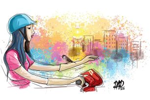 Chim sẻ buổi sớm