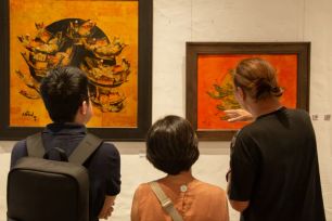 Dấu ấn sơn mài Ngô Thành Nhân - Ký ức vàng son