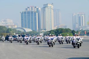 CSGT phân luồng nhiều tuyến đường trong 7 ngày Đại hội XIV của Đảng