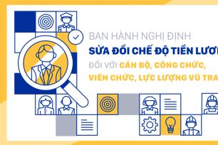 Ban hành nghị định sửa đổi chế độ tiền lương đối với cán bộ, công chức, viên chức, lực lượng vũ trang