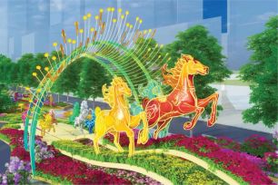 100.000 giỏ hoa để thiết kế đường hoa Nguyễn Huệ Tết Bính Ngọ 2026