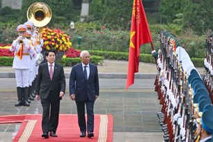 Chủ tịch nước Lương Cường chủ trì lễ đón chính thức Chủ tịch Hội đồng châu Âu