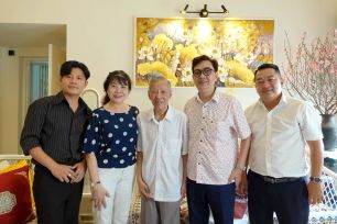 Hội Âm nhạc TPHCM thăm và chúc tết các nhạc sĩ lão thành