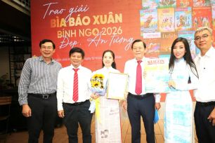 Báo Sài Gòn Giải Phóng đạt giải Nhất bìa báo Xuân TPHCM 2026