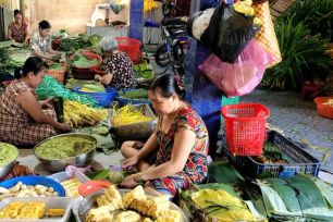 Làng nghề bánh, bún, hủ tiếu Mỹ Phong nhộn nhịp vào Xuân