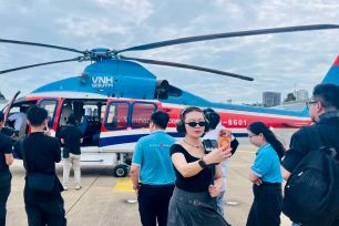 Khởi động tour trực thăng tại TPHCM