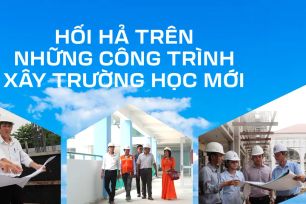 Hối hả trên những công trình xây trường học mới