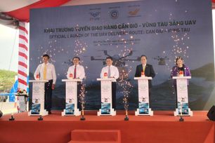 TP.HCM chính thức vận hành tuyến bưu chính UAV vượt biển Cần Giờ - Vũng Tàu