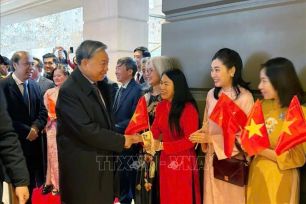 Tổng Bí thư đến Washington D.C tham dự cuộc họp khai mạc Hội đồng Hòa bình về Gaza