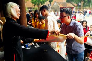 Văn Miếu - Quốc Tử Giám đón 55.000 lượt khách tham quan 