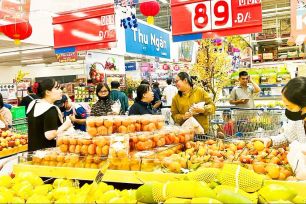 Giá hàng hóa dịp tết không biến động