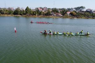 Đắk Lắk: Sôi nổi giải đua thuyền đầu xuân 