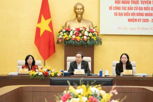 Hội nghị trực tuyến toàn quốc triển khai công tác bầu cử đại biểu Quốc hội và HĐND các cấp