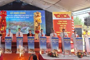 Xây dựng Đền tưởng niệm Anh hùng liệt sĩ và người có công tỉnh Cà Mau