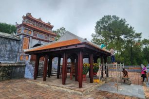 Tháo dỡ công trình Hoàng Ốc tại lăng mộ Nghi Thiên Chương Hoàng hậu Từ Dũ